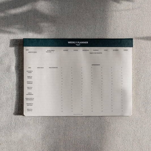 Weekly Planner Pad Guide