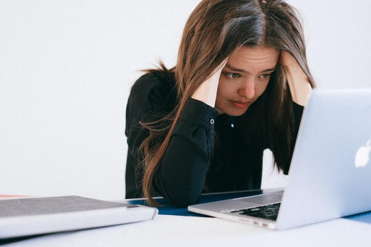 creative lady dealing with the signs of burnout