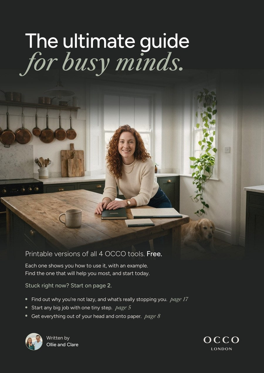 Cover of The ultimate guide for busy minds, the free OCCO London guide